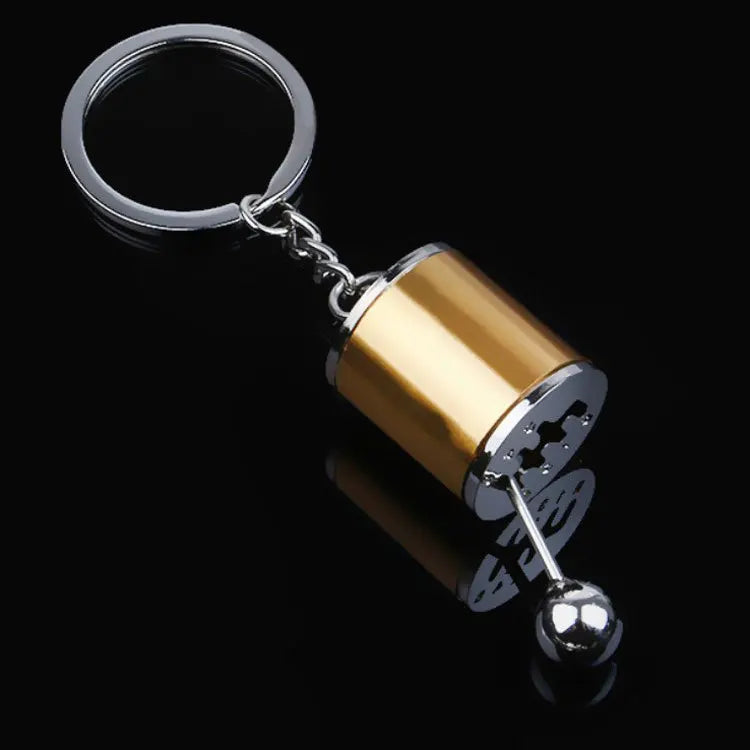 Creative Gear Head Keychain – Turbo Gearbox Car Keyring Gift