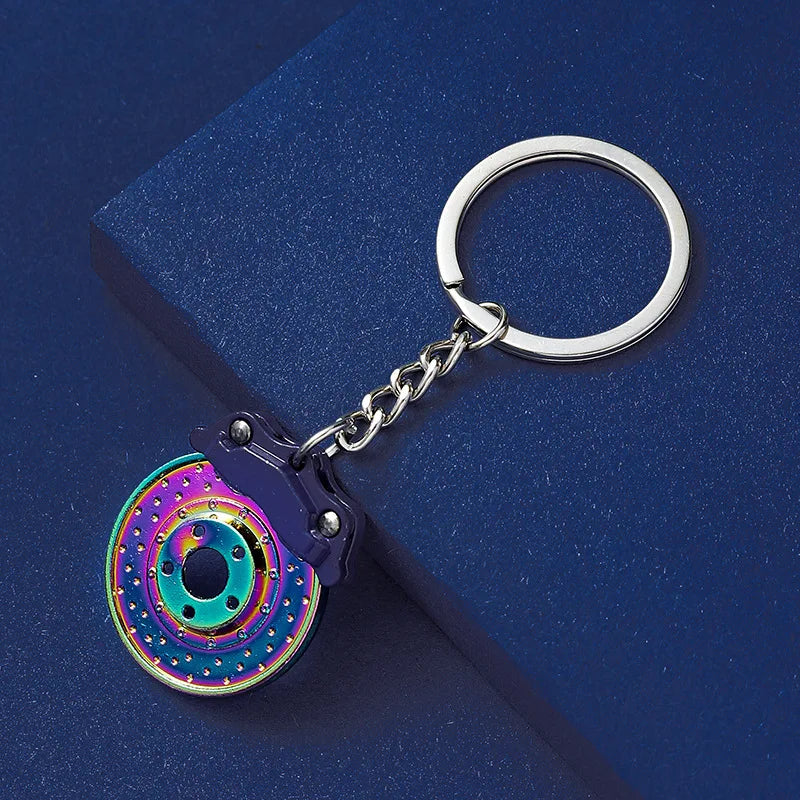 Creative Gear Head Keychain – Turbo Gearbox Car Keyring Gift