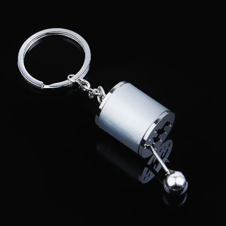 Creative Gear Head Keychain – Turbo Gearbox Car Keyring Gift