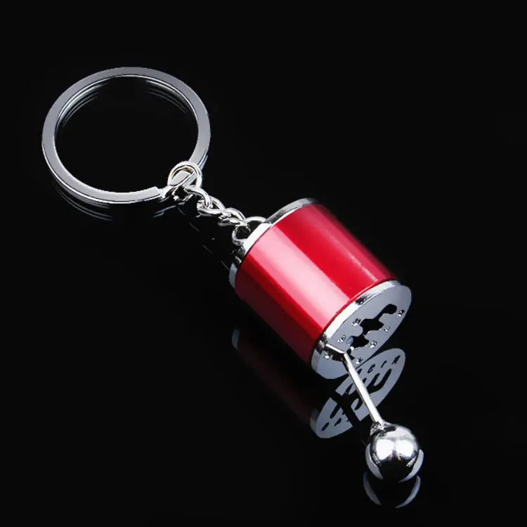 Creative Gear Head Keychain – Turbo Gearbox Car Keyring Gift