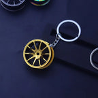 Creative Gear Head Keychain – Turbo Gearbox Car Keyring Gift