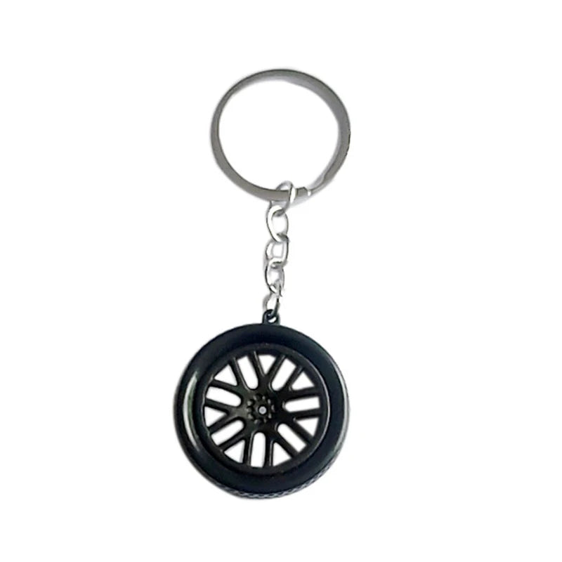 Creative Gear Head Keychain – Turbo Gearbox Car Keyring Gift
