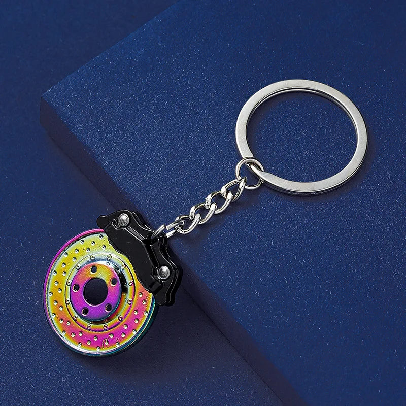 Creative Gear Head Keychain – Turbo Gearbox Car Keyring Gift